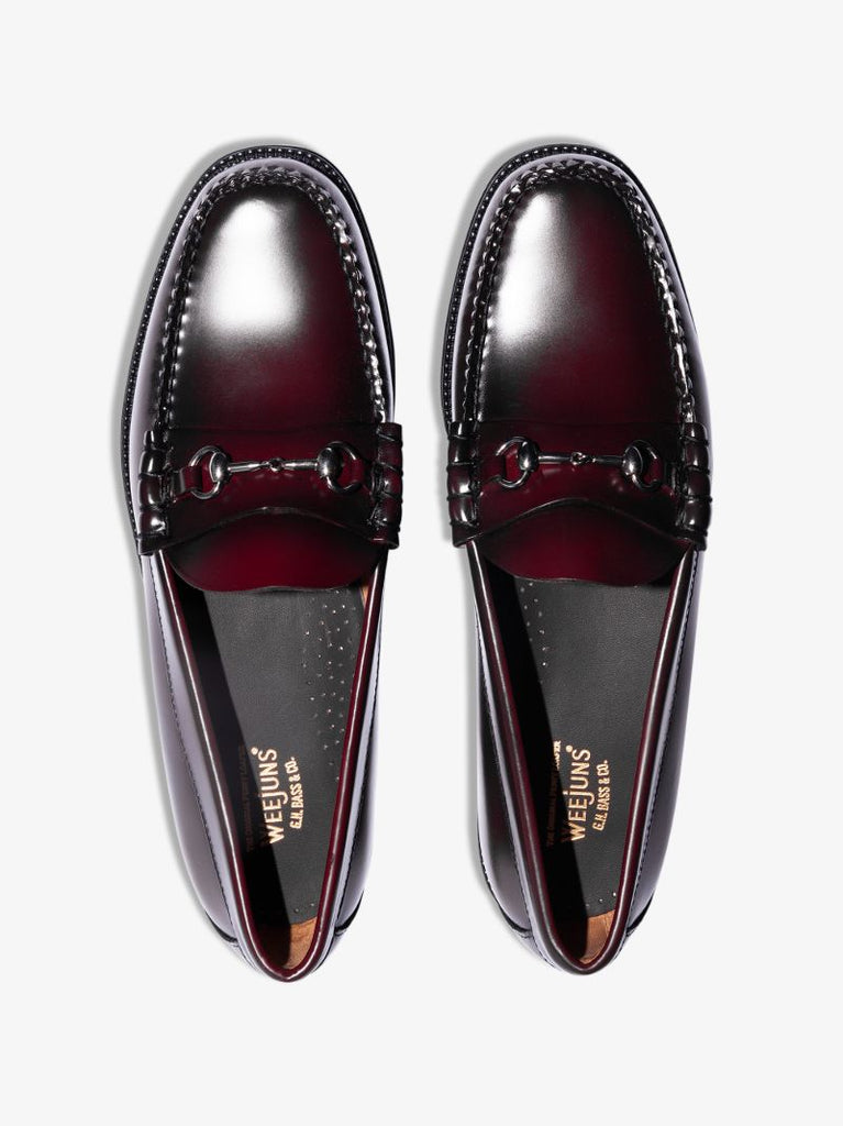 Burgundy Lincoln Easy Weejuns Leather Loafers