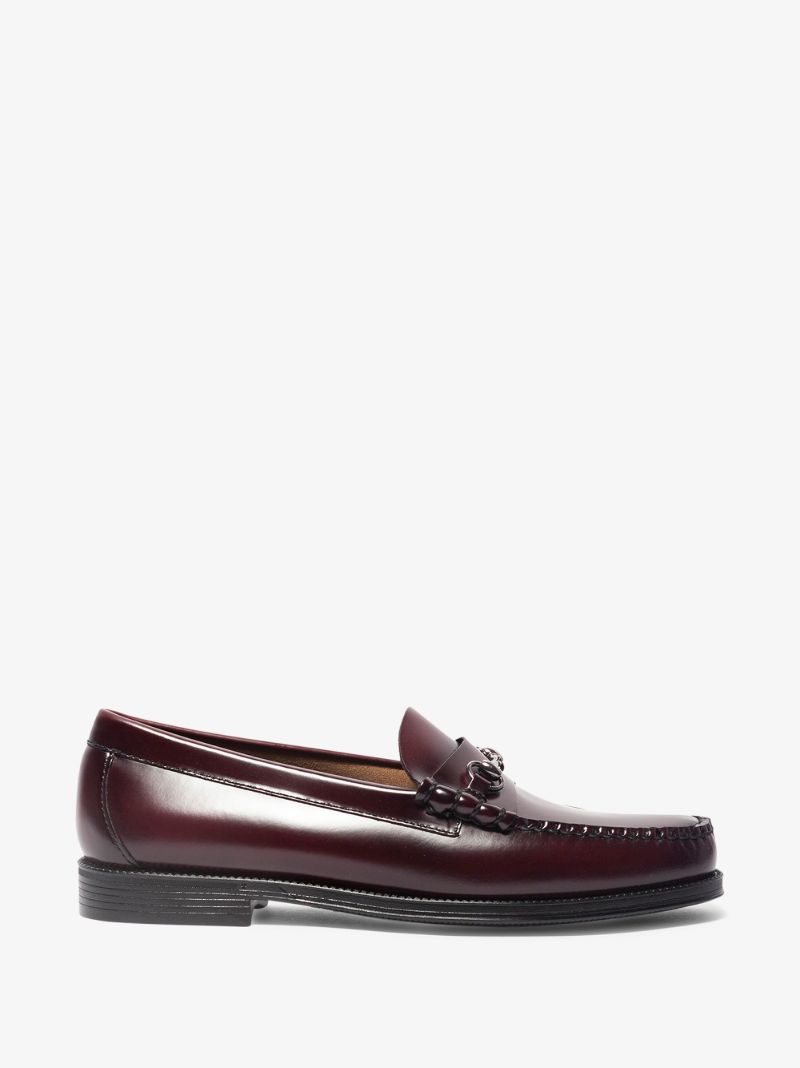 Burgundy Lincoln Easy Weejuns Leather Loafers