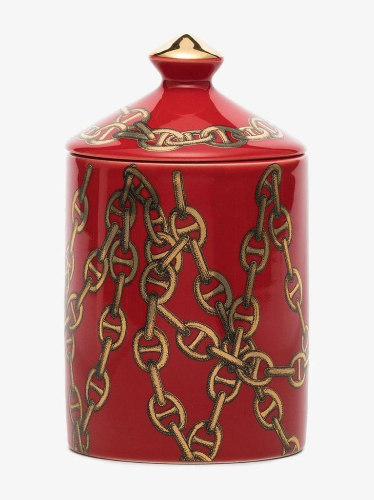 Red and White Otto Catene Candle