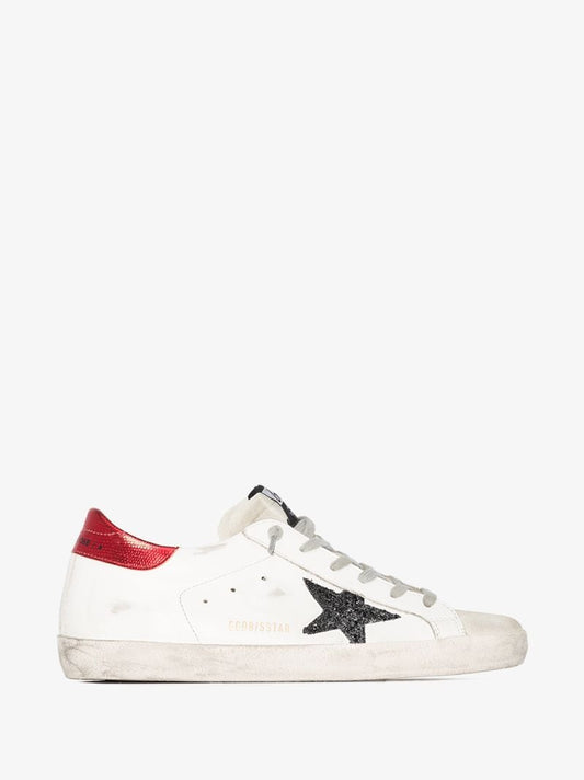 White Super-star Leather Sneakers