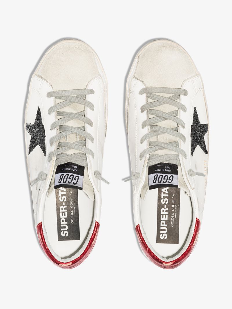White Super-star Leather Sneakers