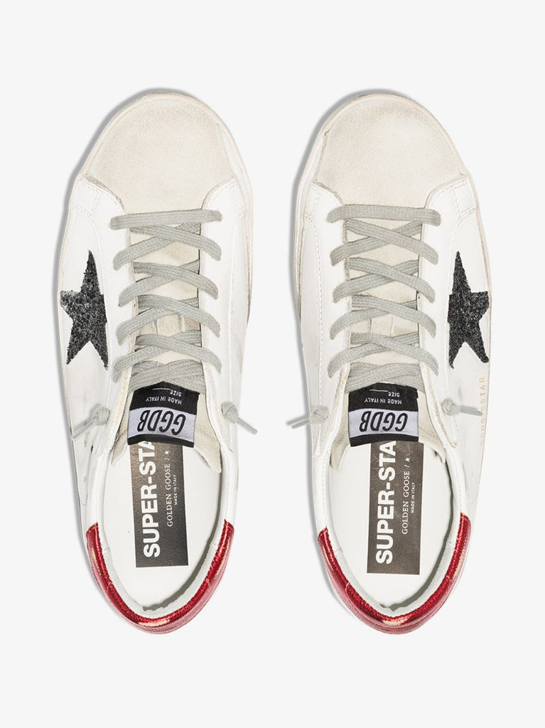 White Super-star Leather Sneakers