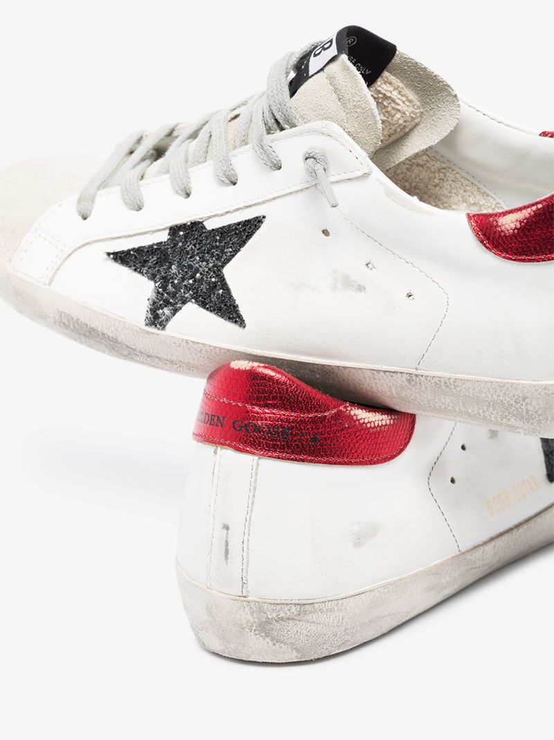 White Super-star Leather Sneakers