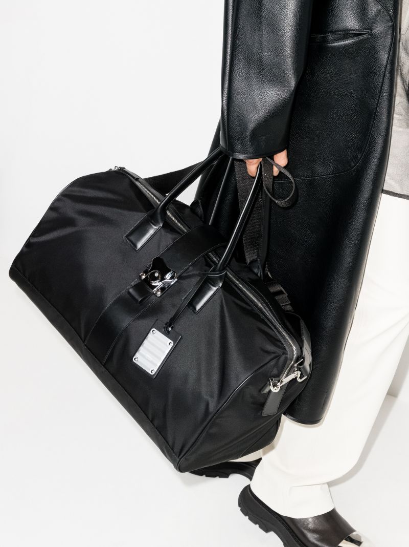 Black Butterfly Holdall Bag
