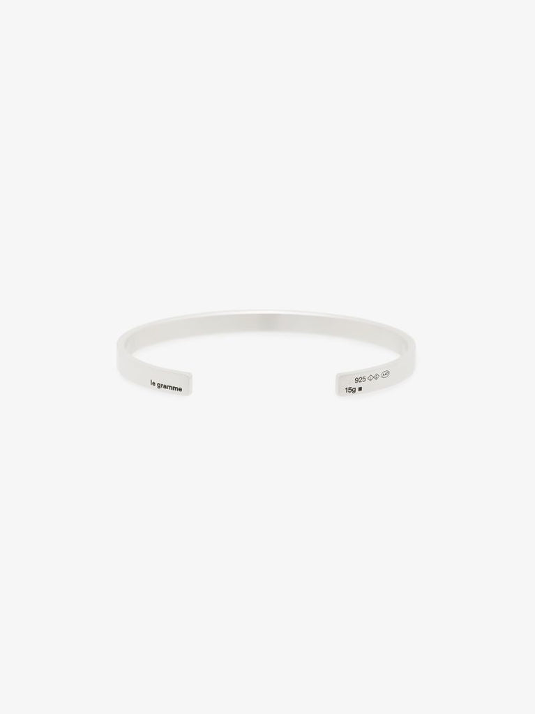 Sterling Silver Le 15g Polished Ribbon Bracelet