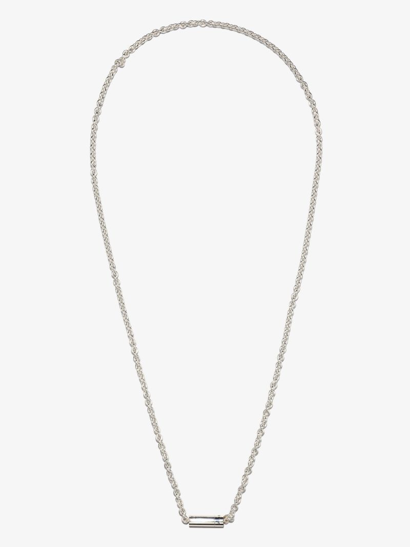 Sterling Silver Le 27g Polished Cable Necklace