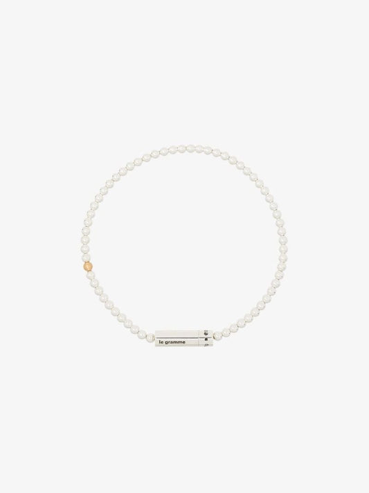 Sterling Silver Le 11g Polished Bead Bracelet