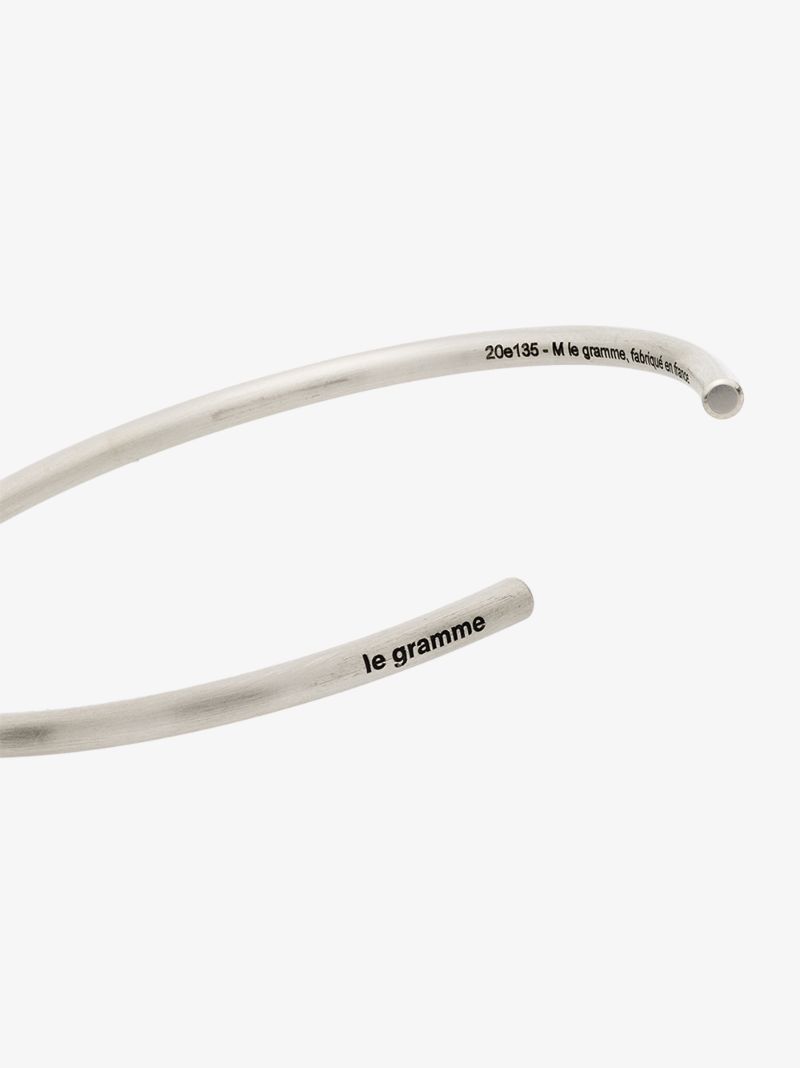 Sterling Silver Le 7g Brushed Bangle Bracelet