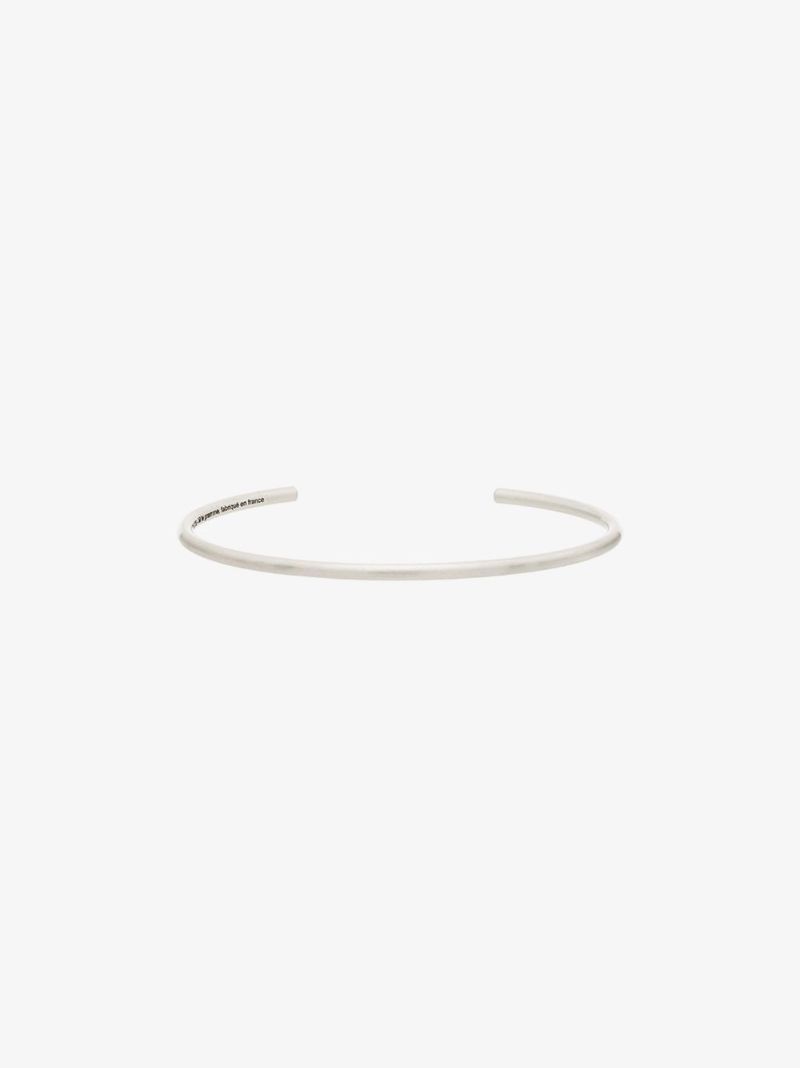 Sterling Silver Le 7g Brushed Bangle Bracelet