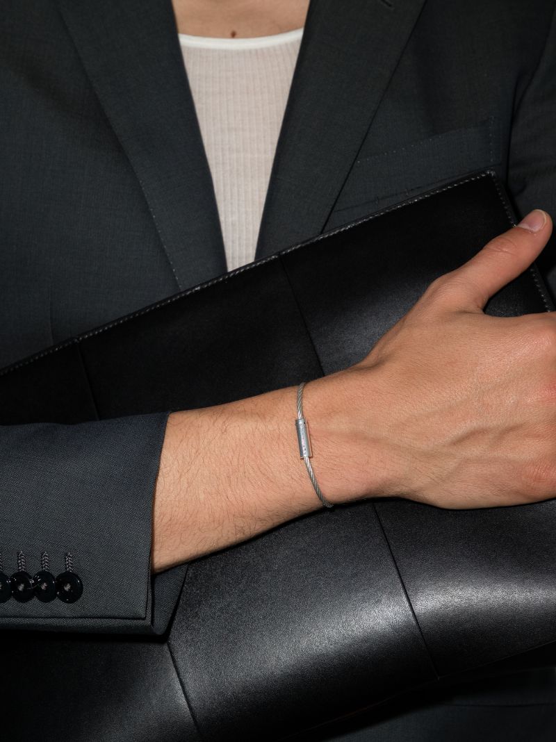 Sterling Silver Le 9g Polished Cable Bracelet