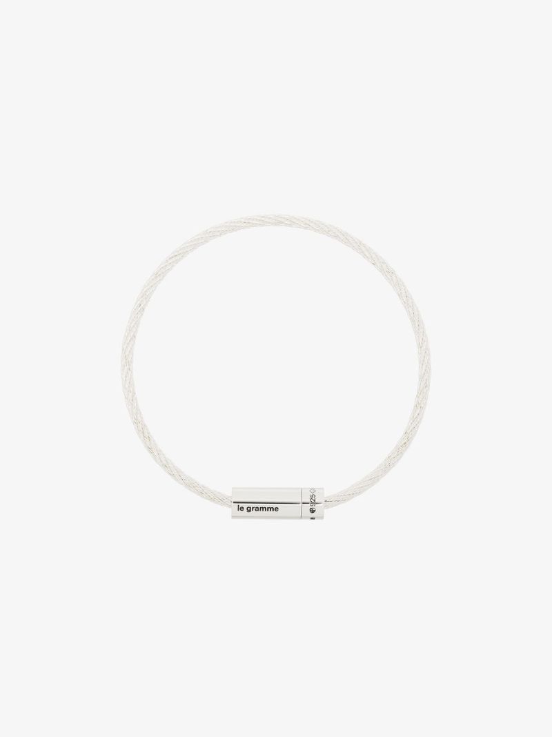 Sterling Silver Le 9g Polished Cable Bracelet