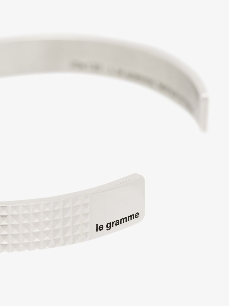 Sterling Silver Le 23g GuillochÃ_x0083_Â© Polished Bracelet