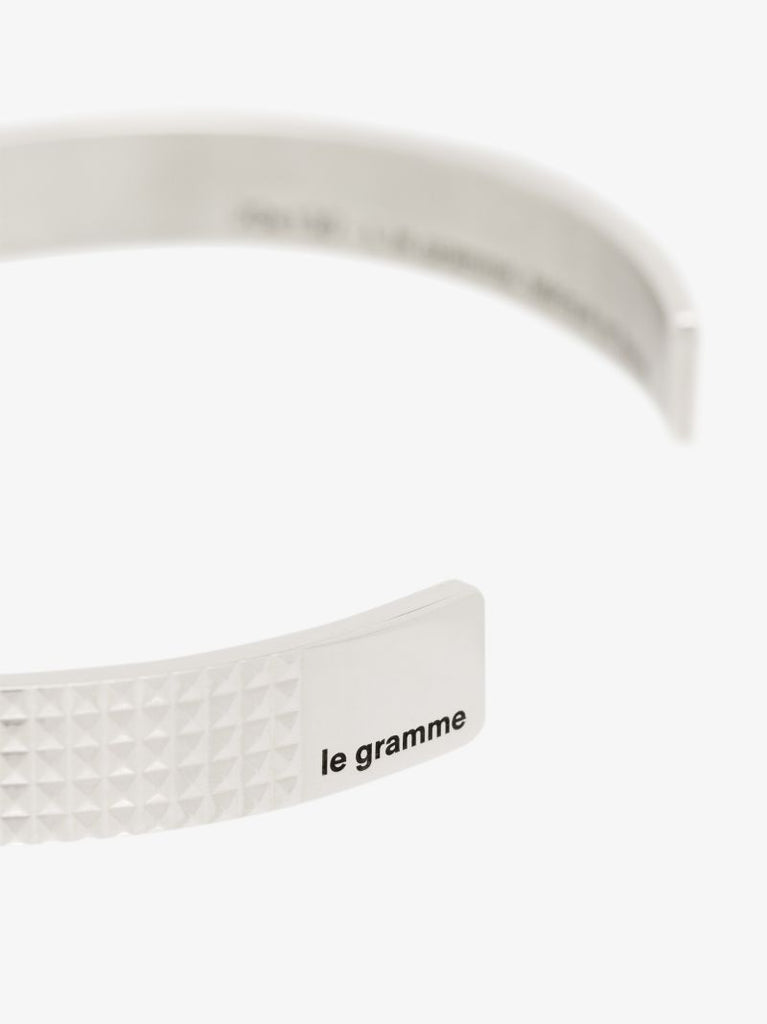 Sterling Silver Le 23g GuillochÃ_x0083_Â© Polished Bracelet