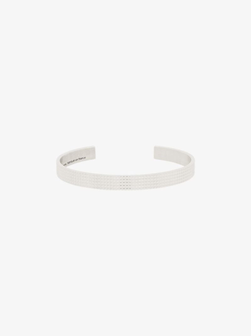 Sterling Silver Le 23g GuillochÃ_x0083_Â© Polished Bracelet