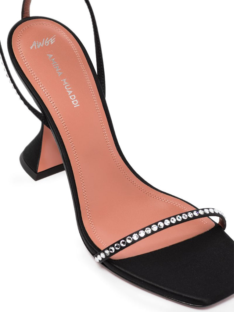 X Awge Black 95 Gladiator Wrap Sandals
