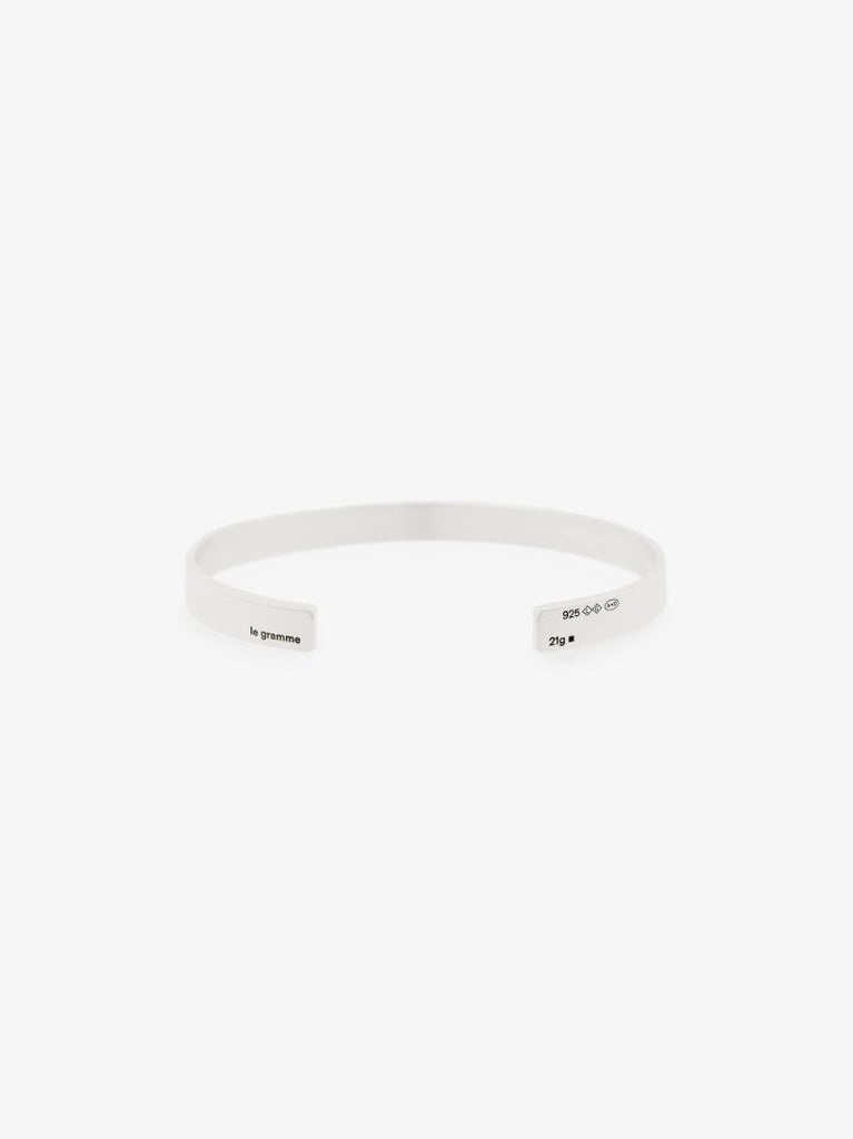 Sterling Silver Le 21g Polished Ribbon Bracelet