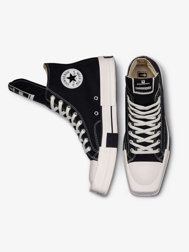 X Converse Black Turbodrk Hi Sneakers
