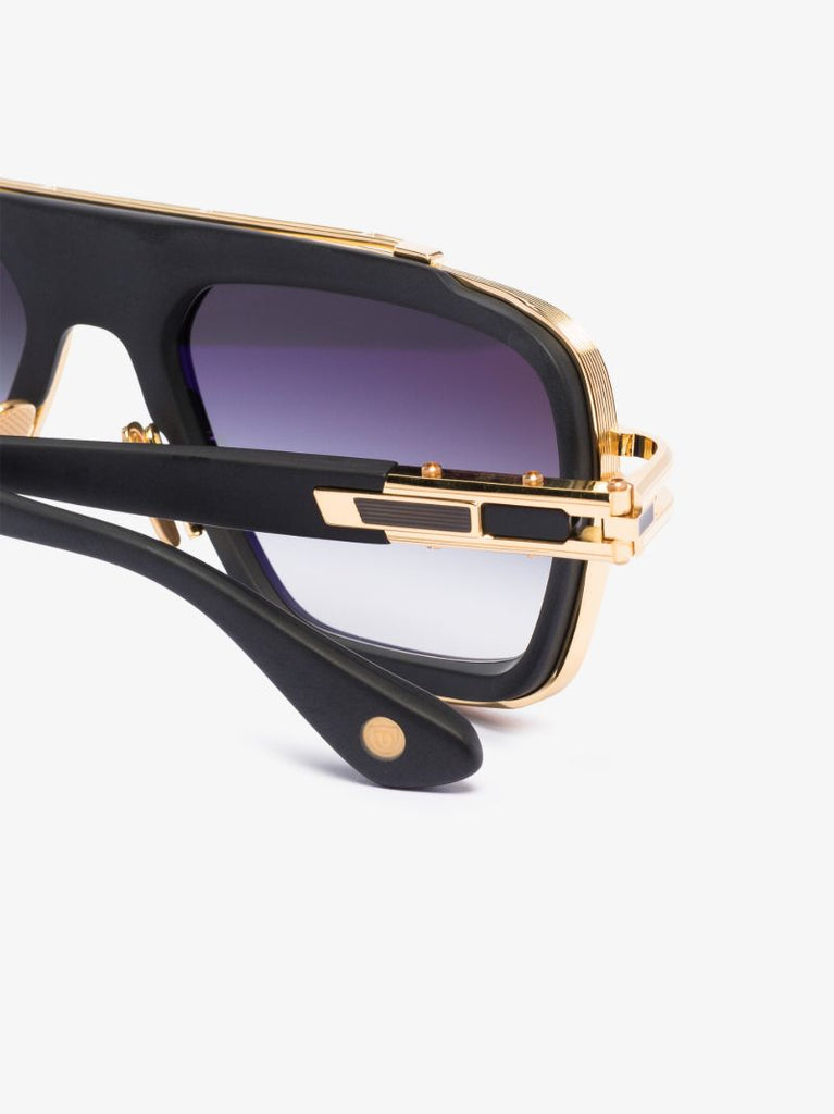 Black Lxn-evo Pilot-style Sunglasses