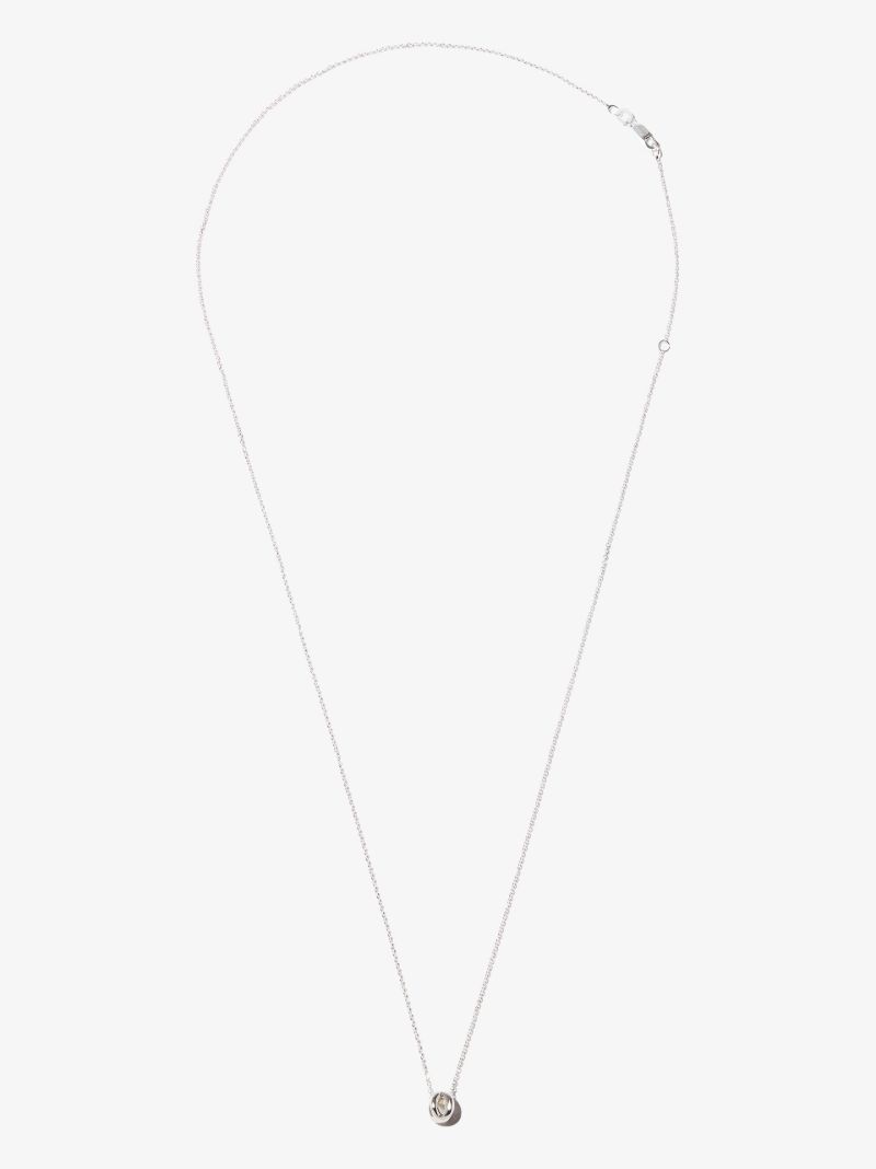 Sterling Silver Le 1g Polished Entrelacs Necklace