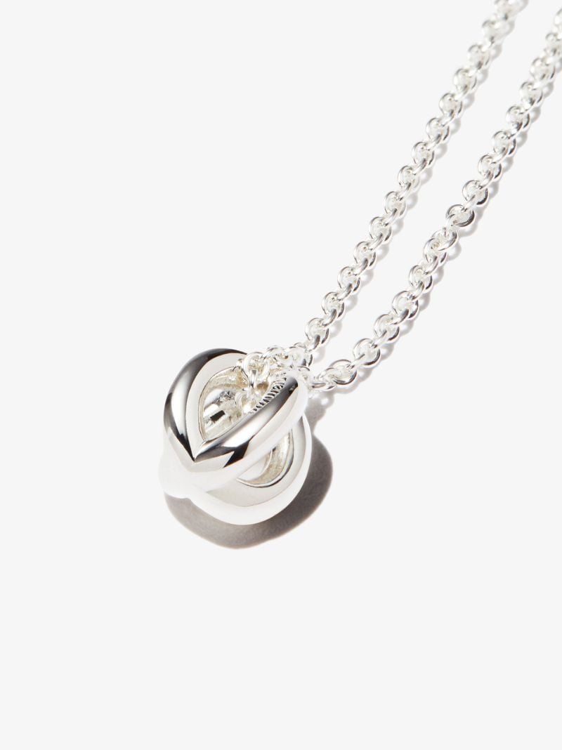 Sterling Silver Le 1g Polished Entrelacs Necklace