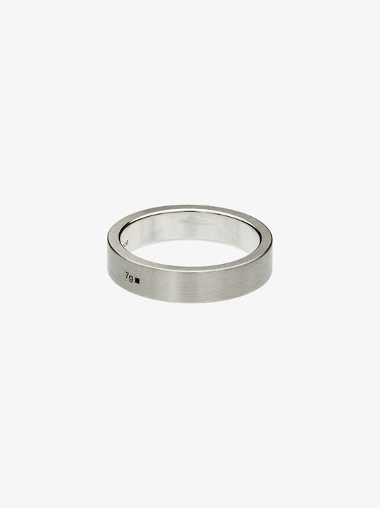 Sterling Silver La 7g Brushed Ribbon Ring