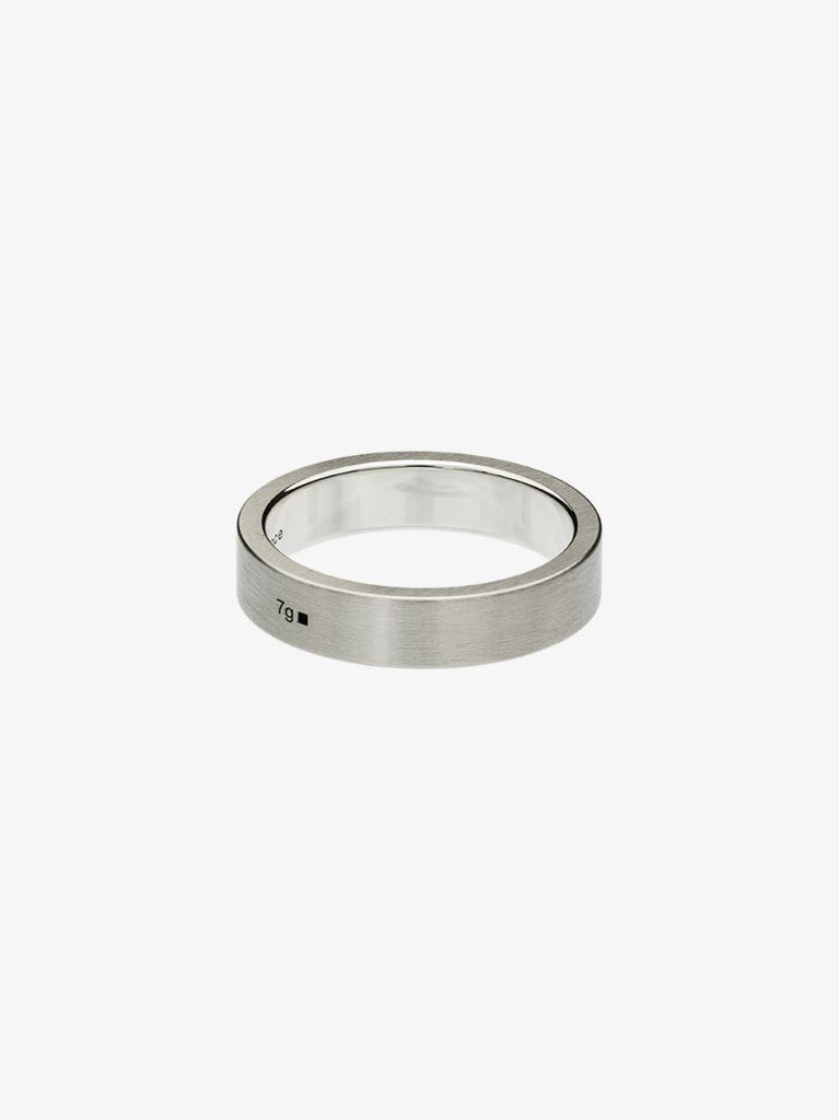 Sterling Silver La 7g Brushed Ribbon Ring