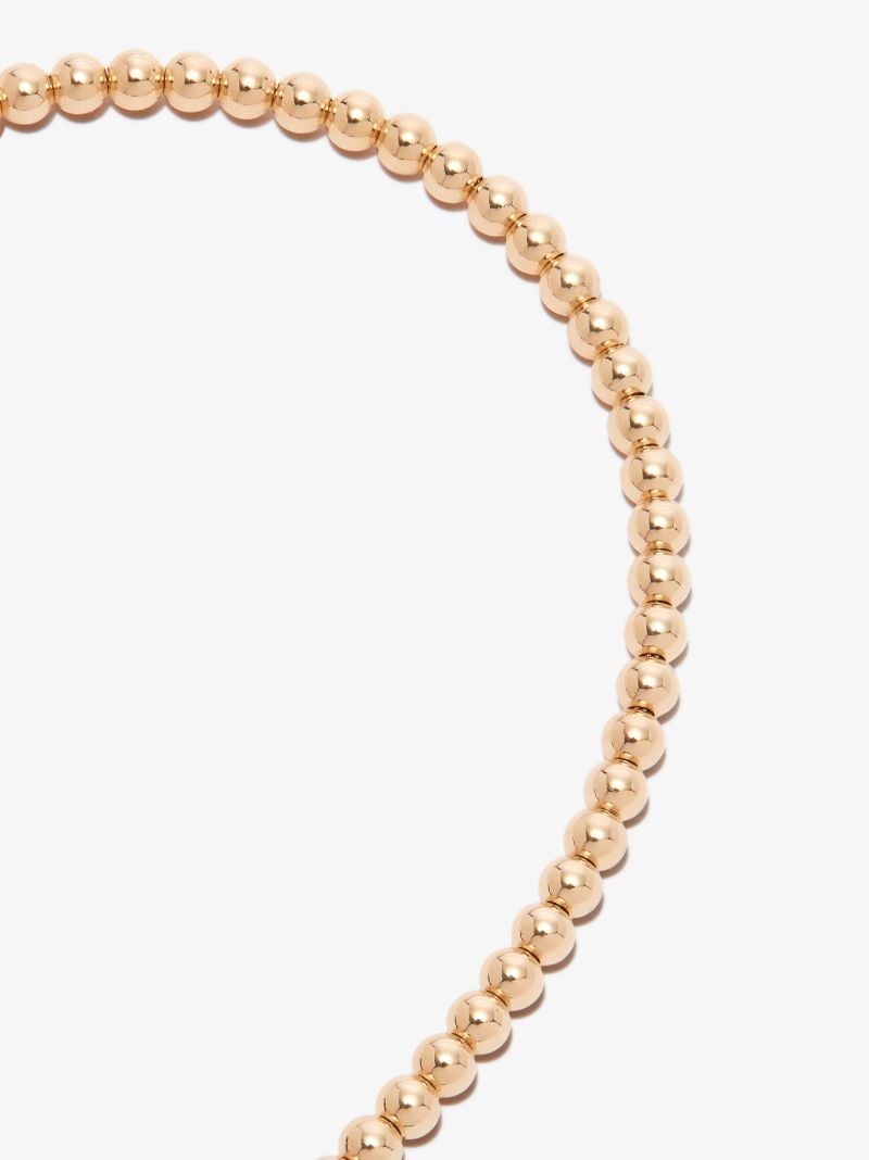 18k Yellow Gold Le 15g Polished Bead Bracelet