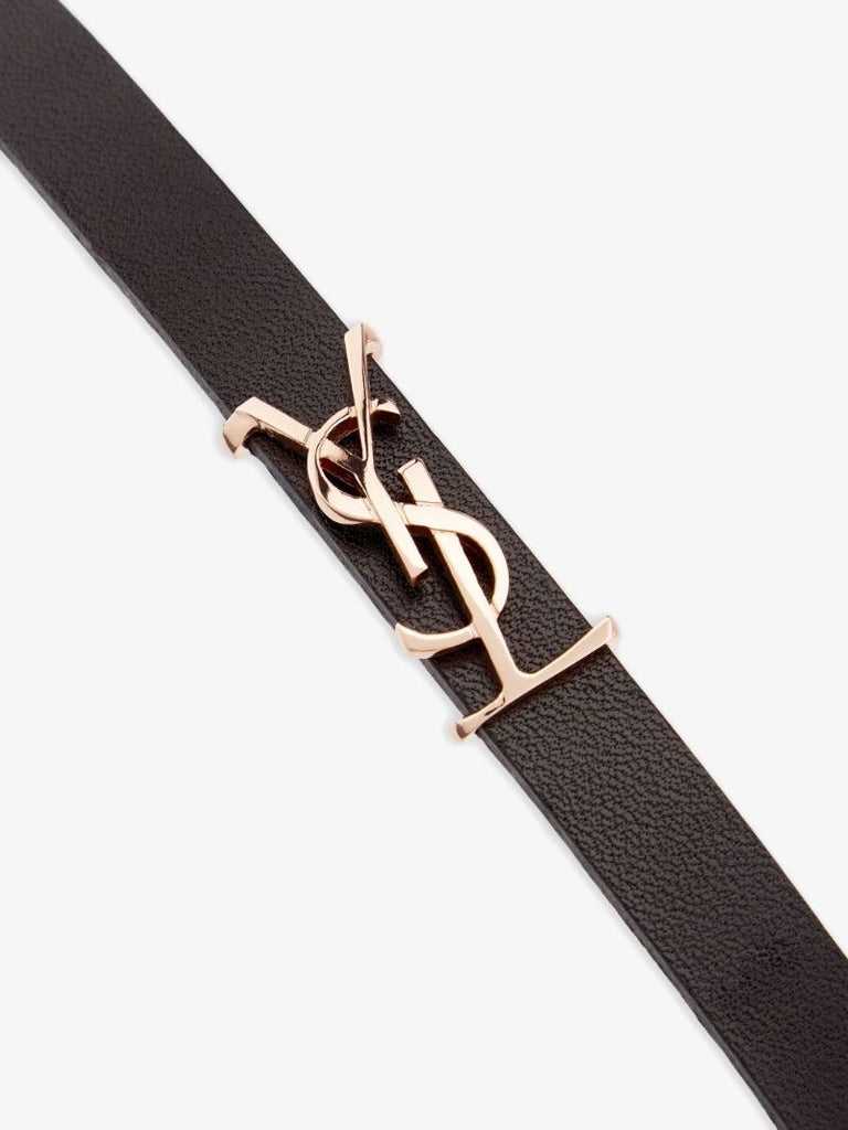Black Opyum Leather Bracelet