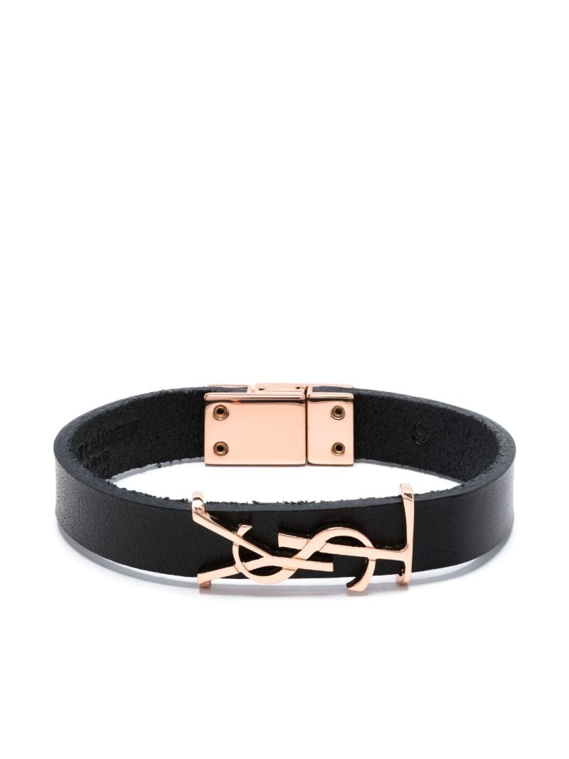 Black Opyum Leather Bracelet