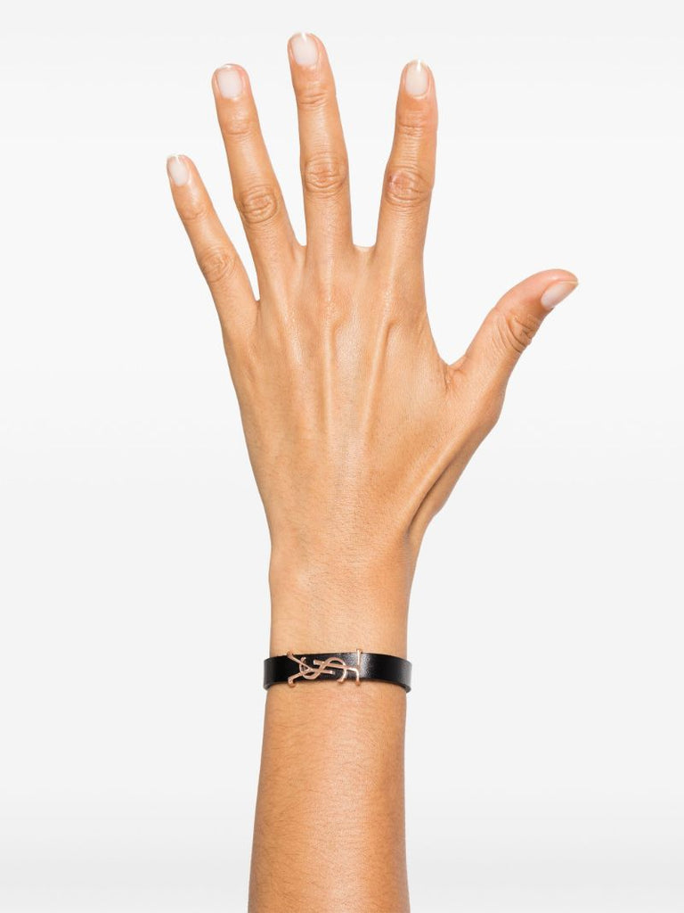 Black Opyum Leather Bracelet