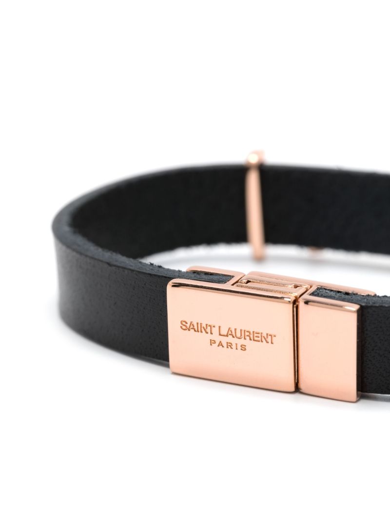 Black Opyum Leather Bracelet