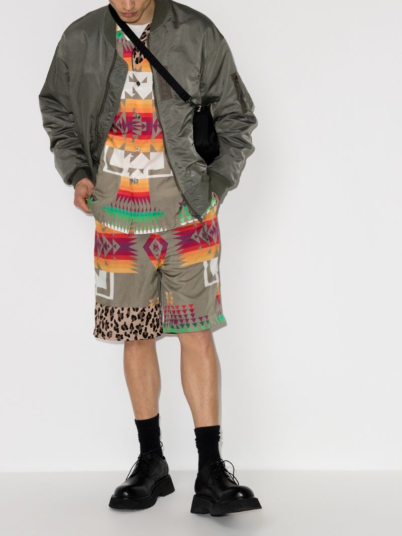 X Hank Willis Thomas Archive Print Shorts