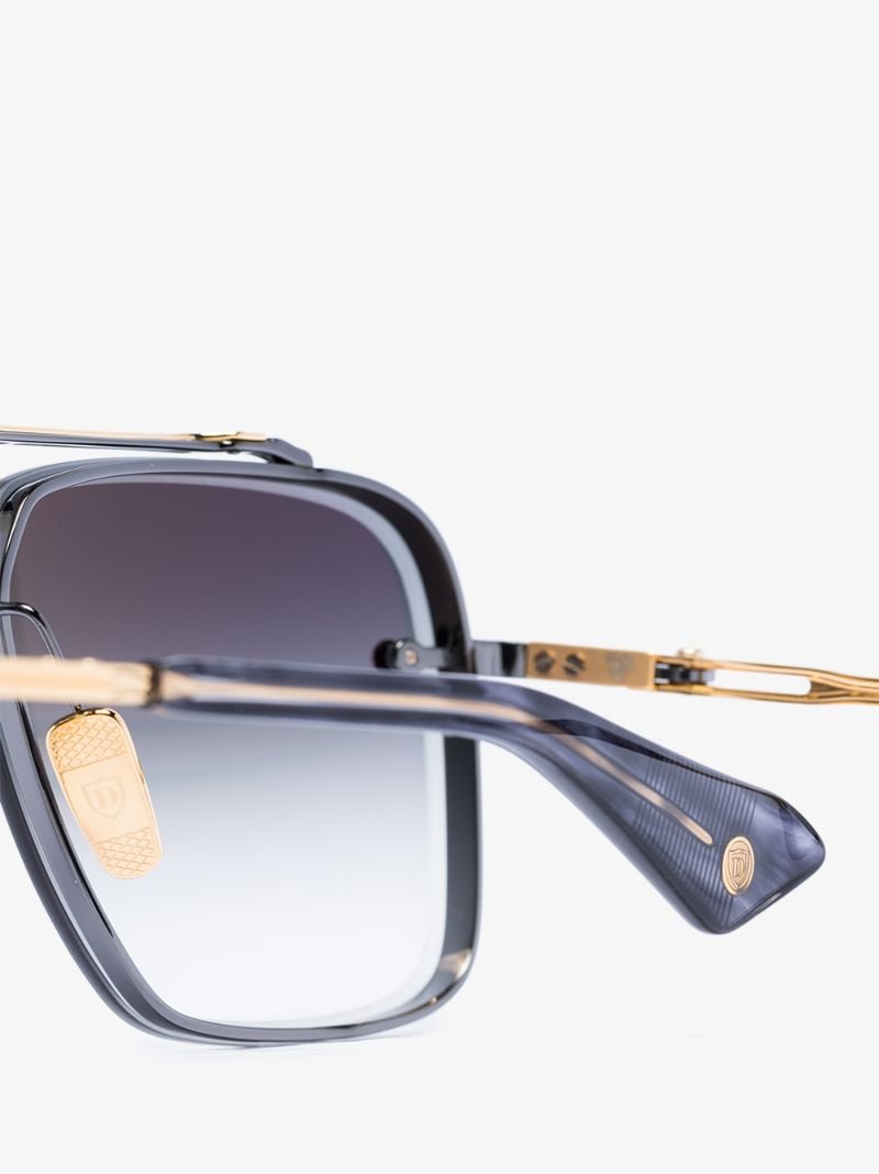 Grey Mach Six Square Sunglasses