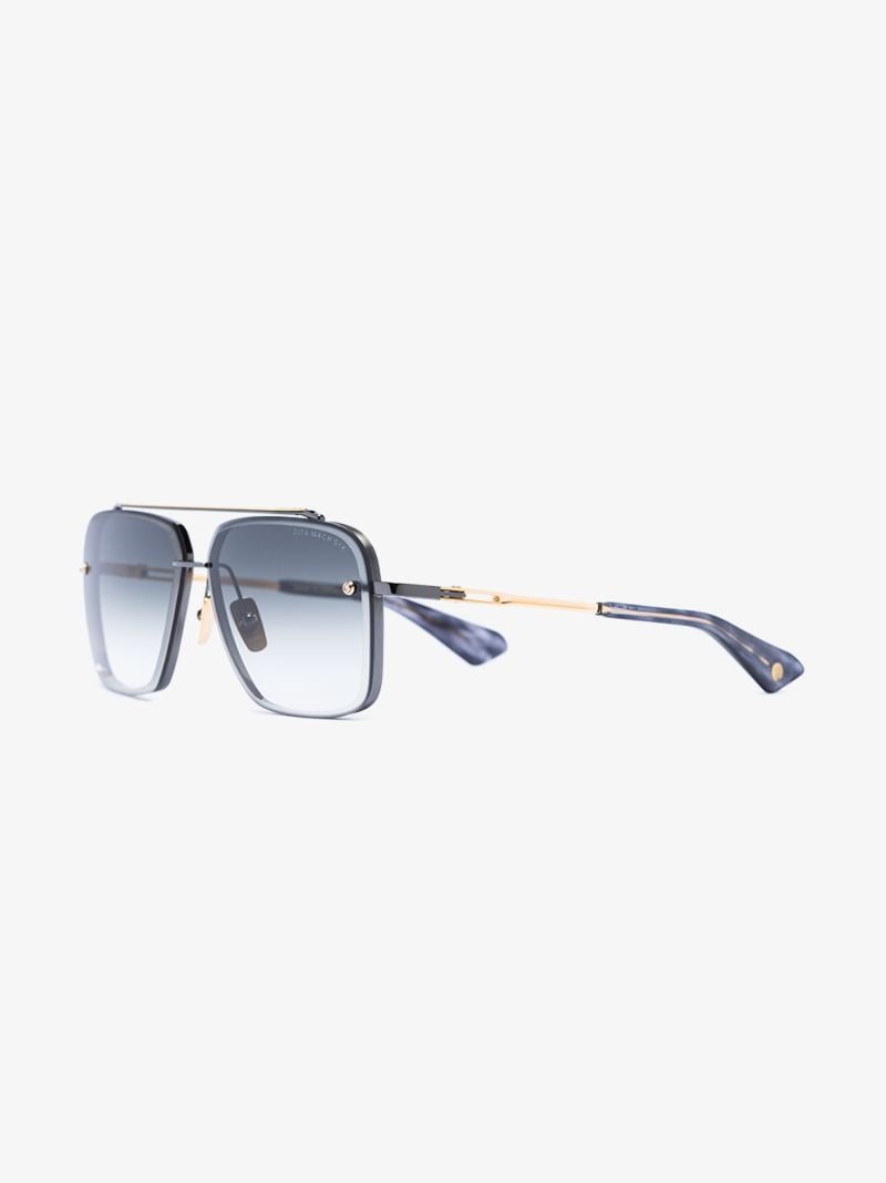 Grey Mach Six Square Sunglasses