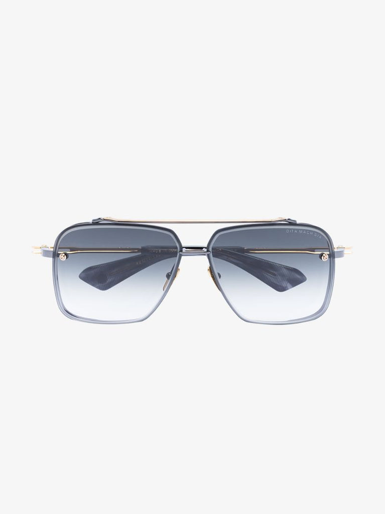 Grey Mach Six Square Sunglasses