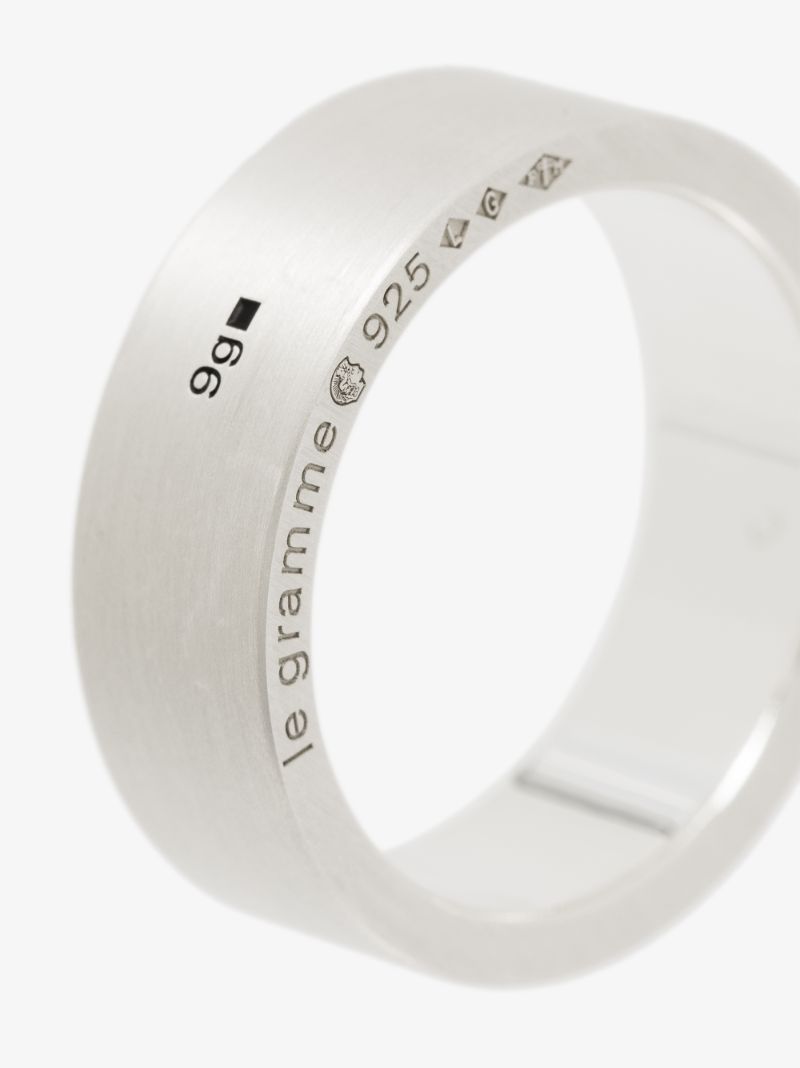 Sterling Silver La 9g Brushed Ribbon Ring