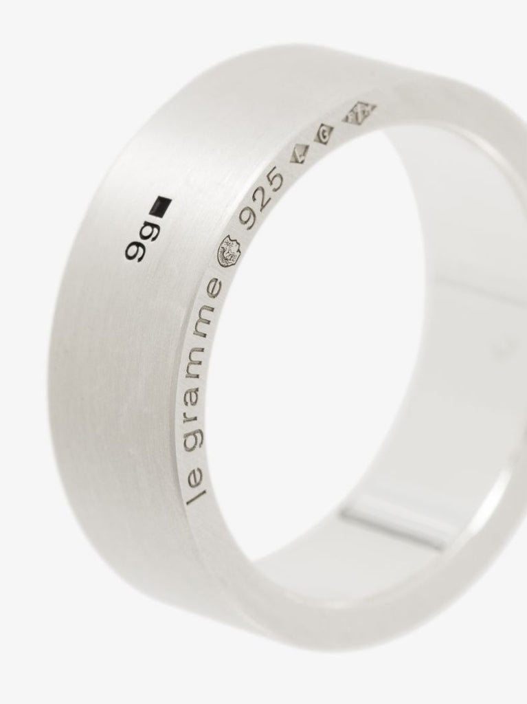 Sterling Silver La 9g Brushed Ribbon Ring