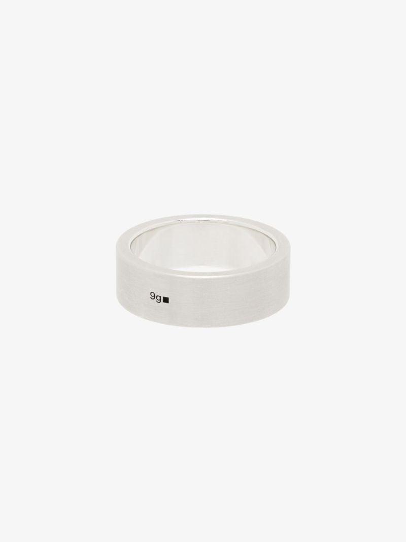 Sterling Silver La 9g Brushed Ribbon Ring