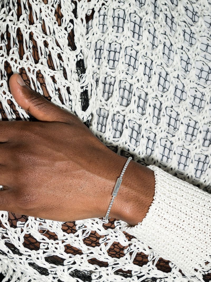 Sterling Silver Le 11g Polished Bead Bracelet