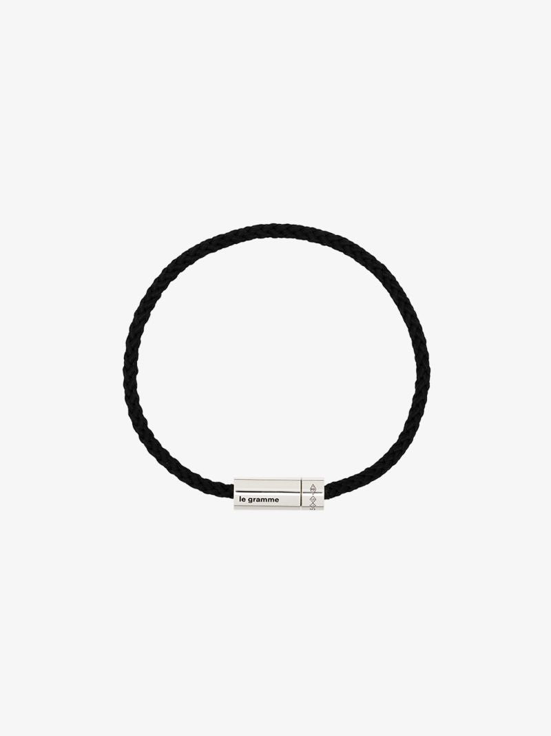 Sterling Silver Le 5g Nato Cable Bracelet