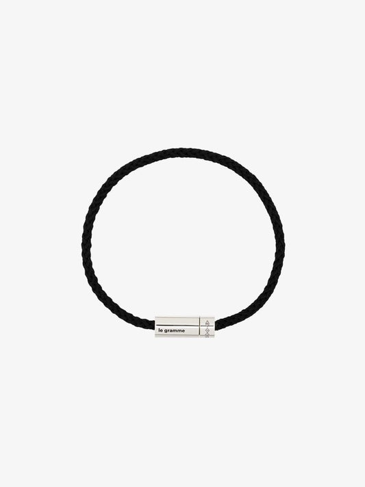 Sterling Silver Le 5g Nato Cable Bracelet