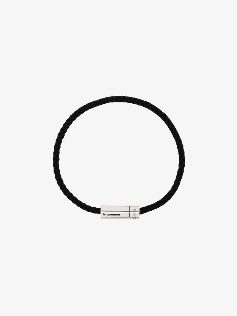 Sterling Silver Le 5g Nato Cable Bracelet