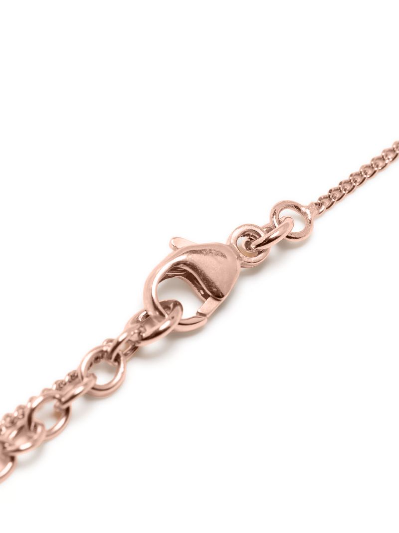 Rose Gold-tone Logo Chain Bracelet