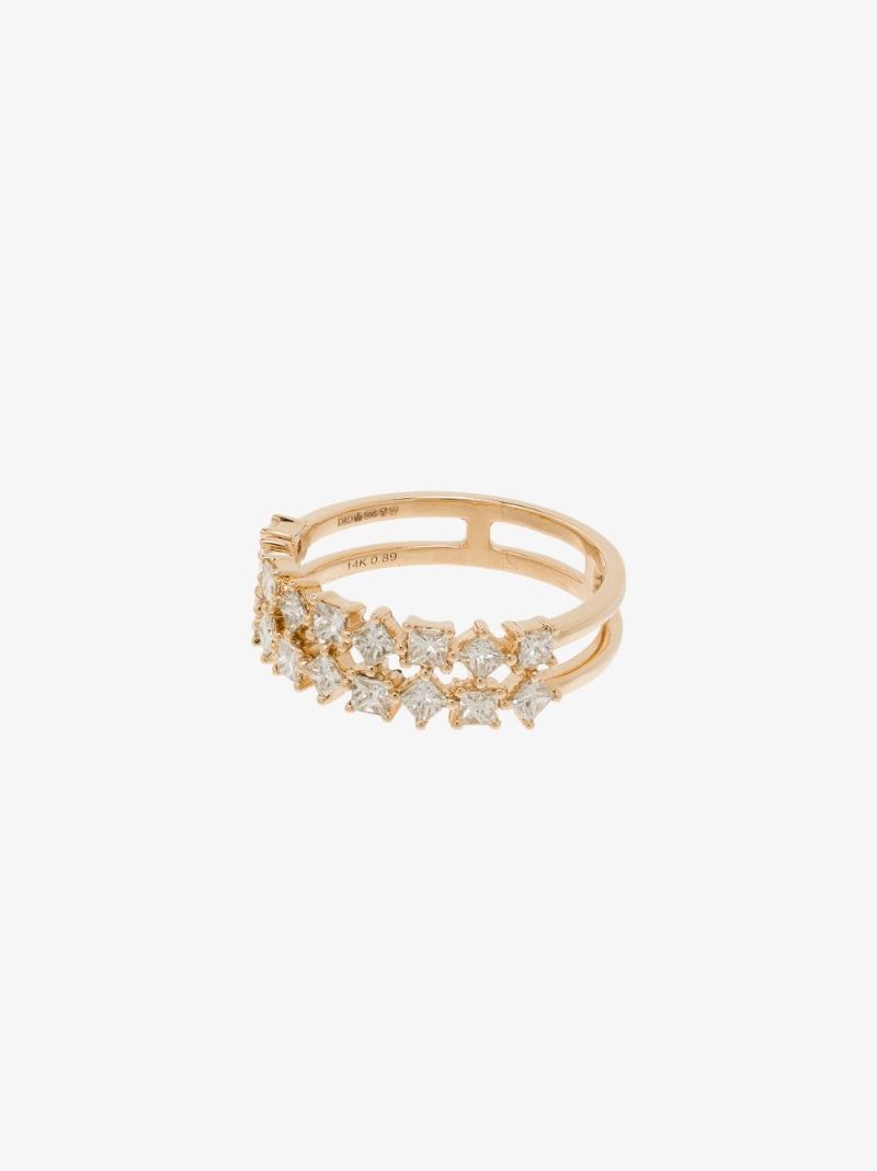 14k Yellow Gold Millie Ryan Diamond Ring