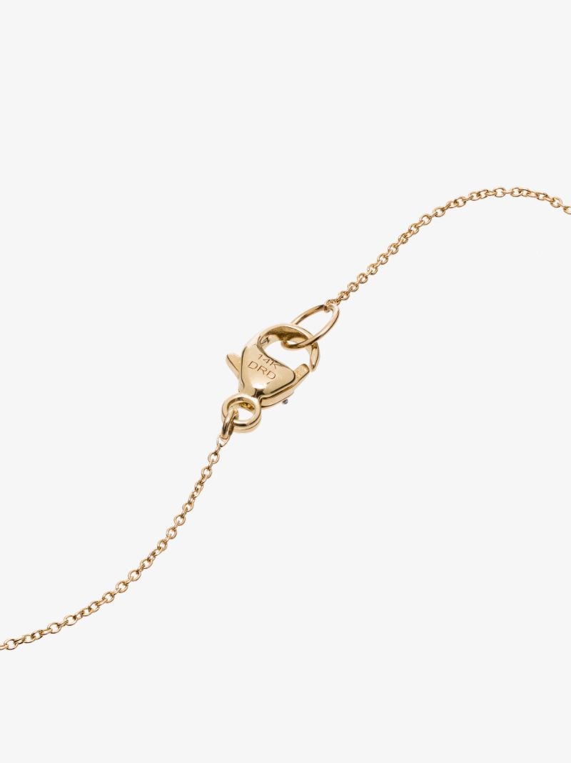14k Yellow Gold Poppy Rae Pebble Station Necklace