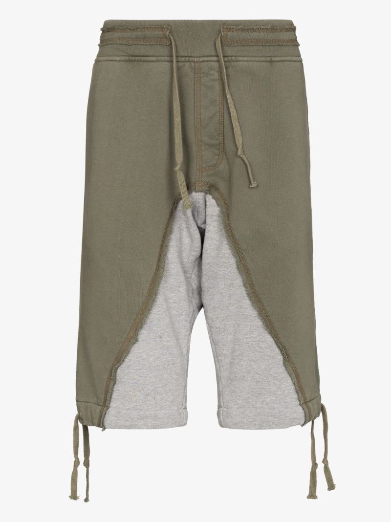 Army Panelled Track Shorts