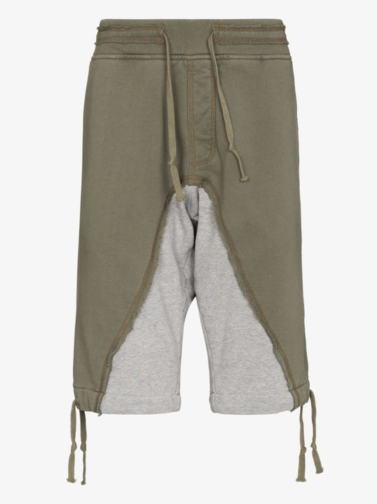 Army Panelled Track Shorts