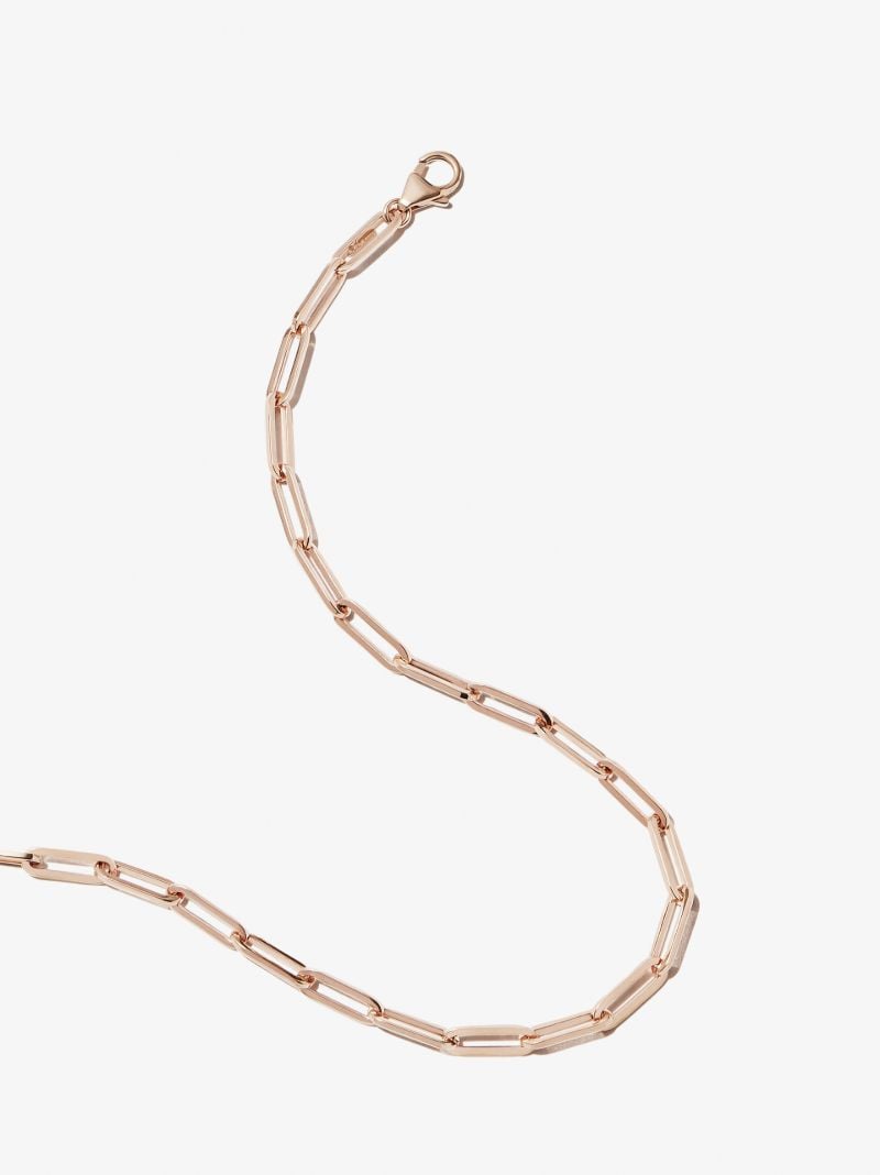 18k Rose Gold Wholeness Baby Diamond Medallion Charm