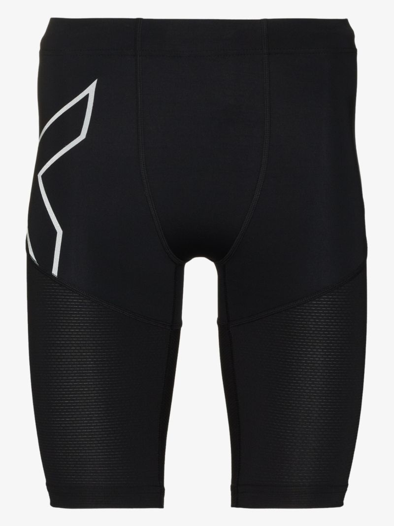 Black Aero Vent Compression Shorts