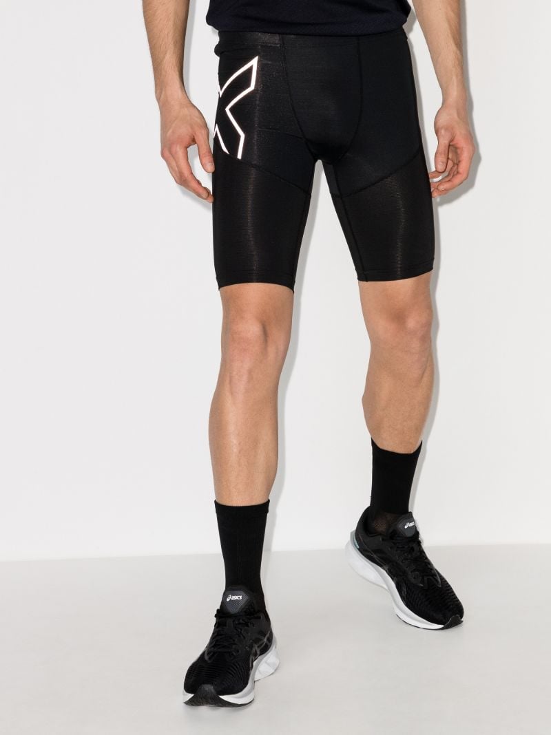 Black Aero Vent Compression Shorts